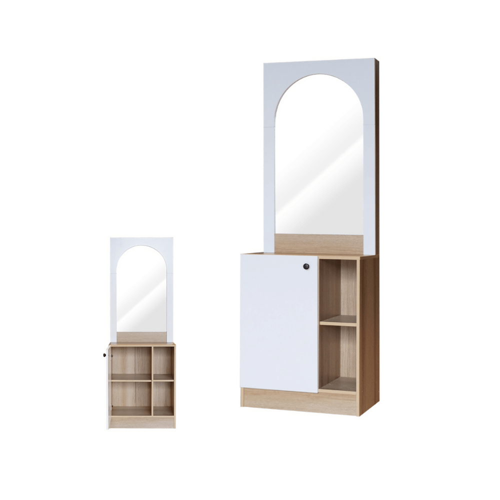 ชุดห้องนอน + ที่นอนสปริง 6 ฟุต WISDOM DESIGN FURNITURE รุ่น ARISTA 11 สี แอช/ขาว_3